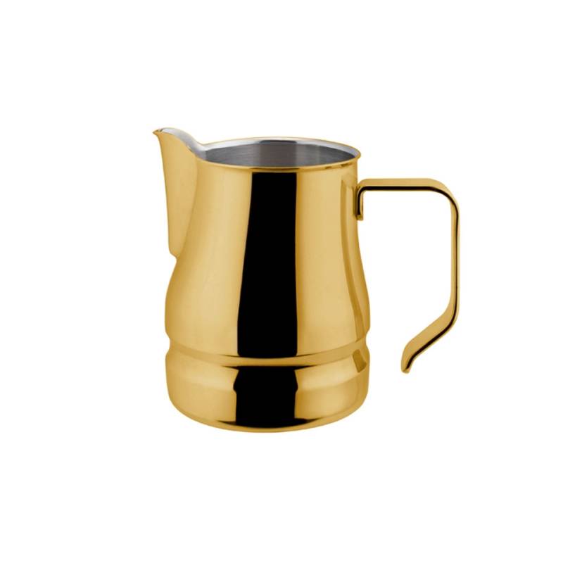 Jarra de leche Evolution de acero inoxidable lacado en oro cl 75
