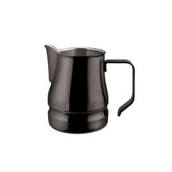 Pot à lait Evolution noir en acier inoxydable cl 75