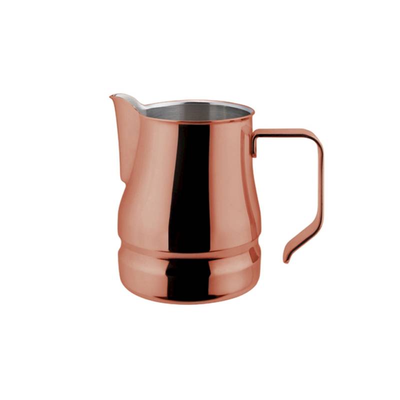 Pot à lait Evolution en acier inoxydable laqué cuivre cl 75