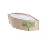 Toque en papier brun jetable décoration nature cm 28,2X8,2