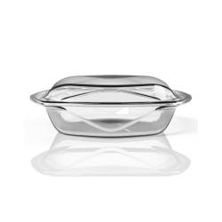 Lote de 2 platos Chef N' Table de vidrio templado 32x26 cm