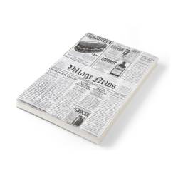 Hojas de papel sulfurizado para alimentos con decoración de periódico blanco cm 25x20