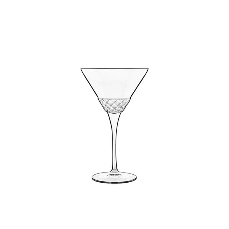 Coppa Martini Roma 1960 Bormioli Luigi en verre transparent cl 22