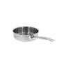 De Buyer cocotte basse à une poignée en acier inoxydable Prim'appety induction 28 cm