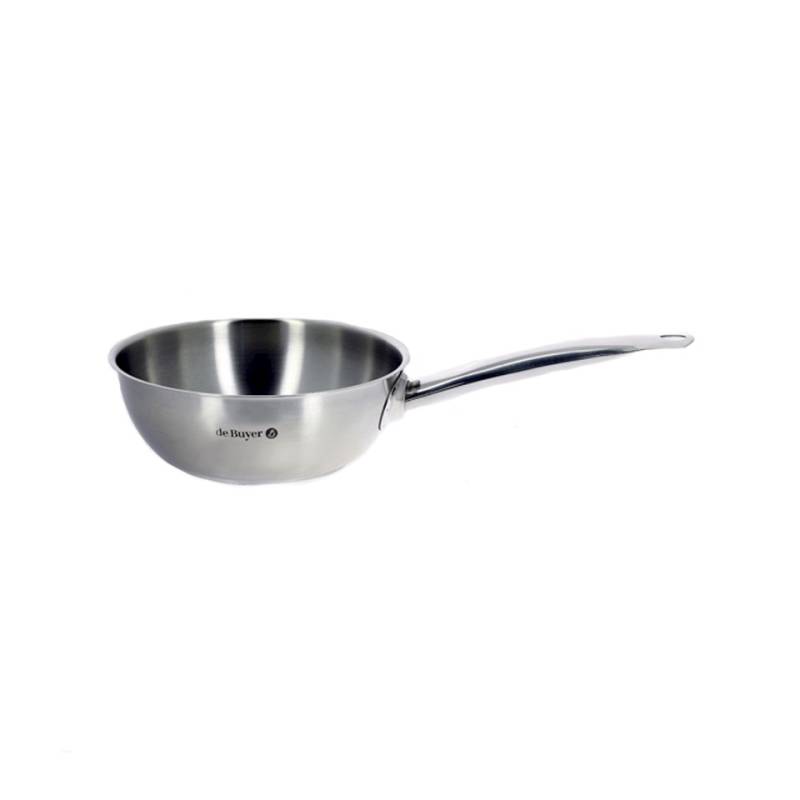 De Buyer Prim'appety casserole conique à induction à une poignée acier inoxydable 24 cm