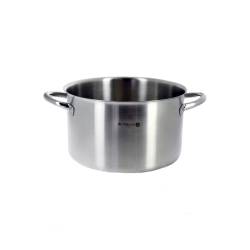 De Buyer cacerola alta de acero inoxidable 2 asas Prim'appety cm 40