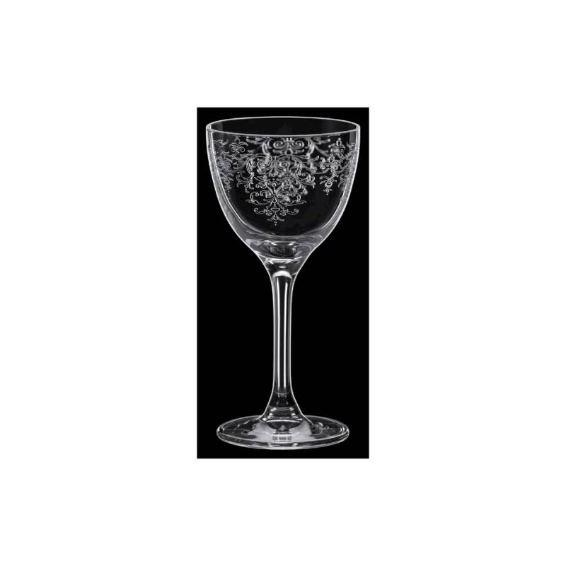 Nick & Nora Vintage Rona goblet in decorated glass cl 16