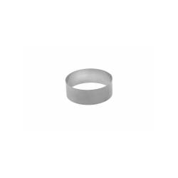Molde redondo de acero inoxidable 5x2,5 cm