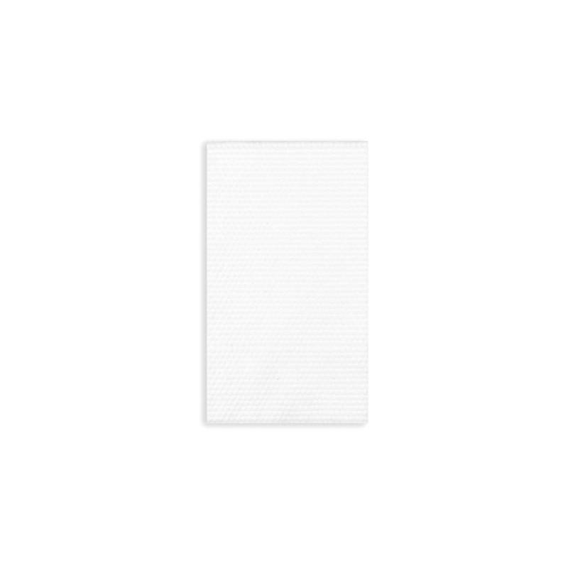 Serviette de toilette compostable en viscose et cellulose blanche 33x40 cm