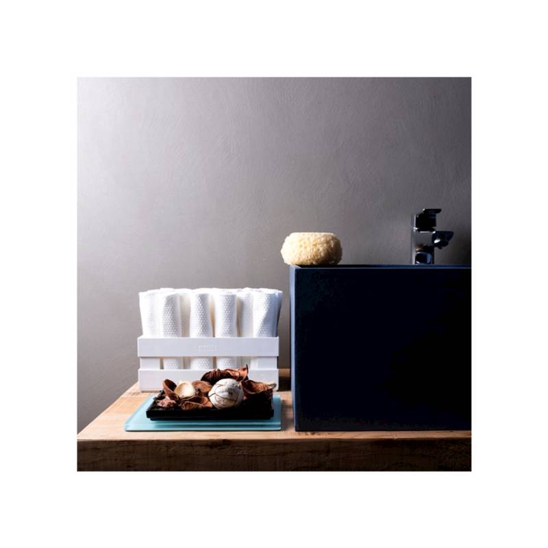 Toalla compostable de viscosa y celulosa blanca 33x40 cm