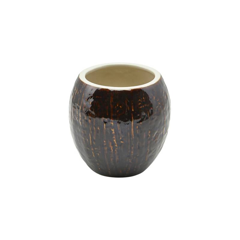 Tiki coconut mug en porcelaine brune cl 50