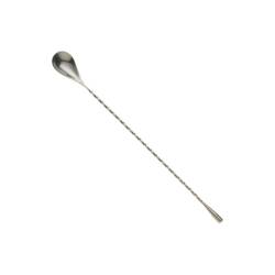Cuillère de bar en acier inoxydable en forme de goutte d'eau 30 cm