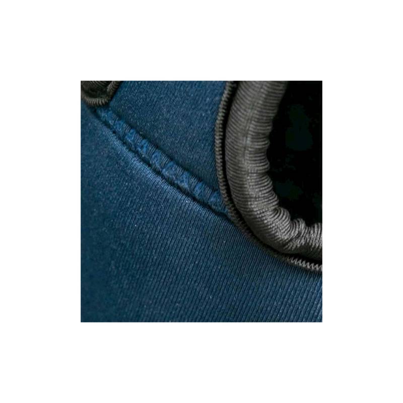 Bande de protection pour le verre à mélange en néoprène flexible bleu et noir 28x9 cm