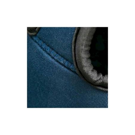 Bande de protection pour le verre à mélange en néoprène flexible bleu et noir 28x9 cm