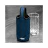 Banda protectora para vaso mezclador en neopreno flexible azul y negro 28x9 cm