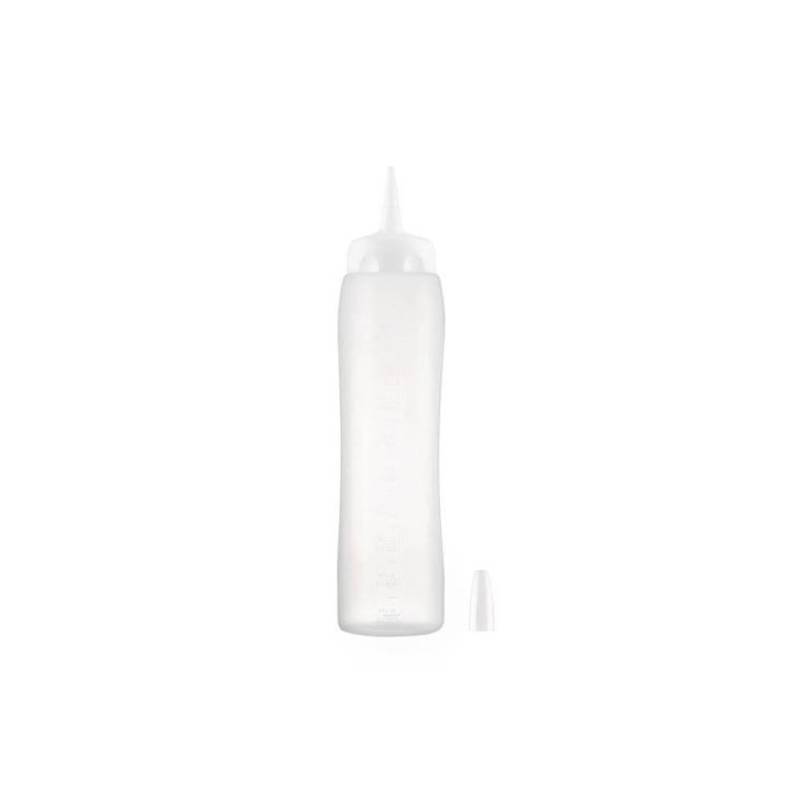 Squeeze Araven con tapón de polipropileno blanco lt 1