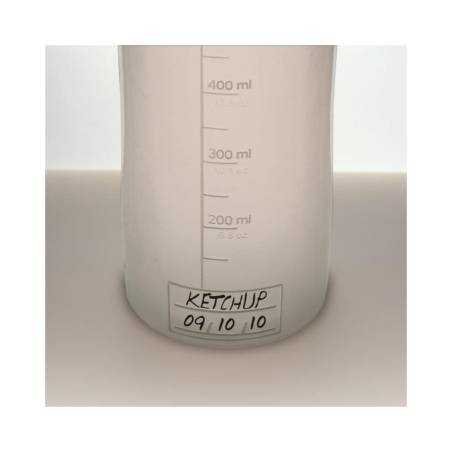 Squeeze Araven con tapón de polipropileno blanco lt 1