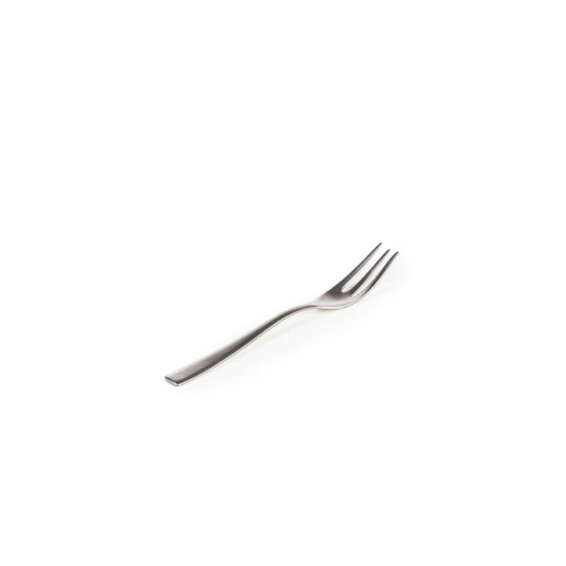 Fourchette à sucrerie Etoile 3 dents en acier inoxydable sablé cm 16