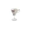 Taza de Té Victoriana 100% porcelana Chef y pie de cristal cl 20