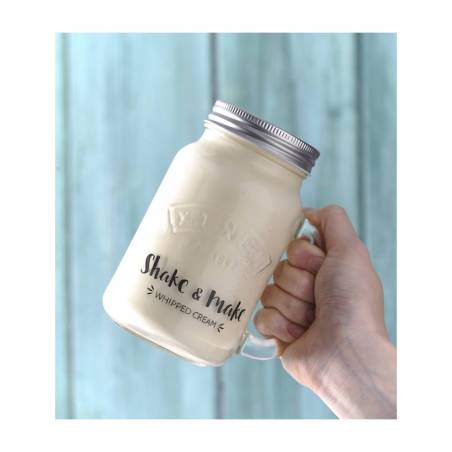 Pot en verre Kilner Milk & Shake avec bouchon en aluminium et ressort en acier cl 54