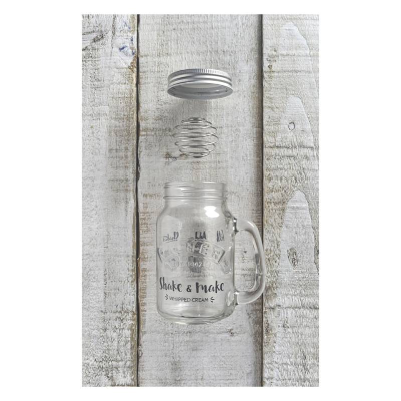 Pot en verre Kilner Milk & Shake avec bouchon en aluminium et ressort en acier cl 54