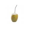 Coco Loco 100% Chef vaso con tapa y agujero en resina verde cl 25