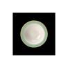 Bol Performance Rio Steelite en cermica vitrificada blanca con banda verde cm 16,5