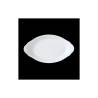 Performance Simplicité Steelite plat ovale en céramique vitrifiée blanche 24.5x13.5 cm