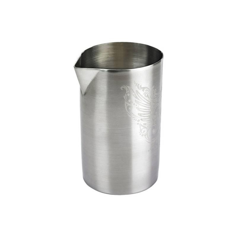 Lata mezcladora con pico de acero inoxidable y decoración cl 62.5