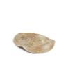 Carpaccio Wood XL 100% Plat de chef en porcelaine brune 27x21 cm