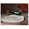 Carpaccio Wood XL 100% Plat de chef en porcelaine brune 27x21 cm