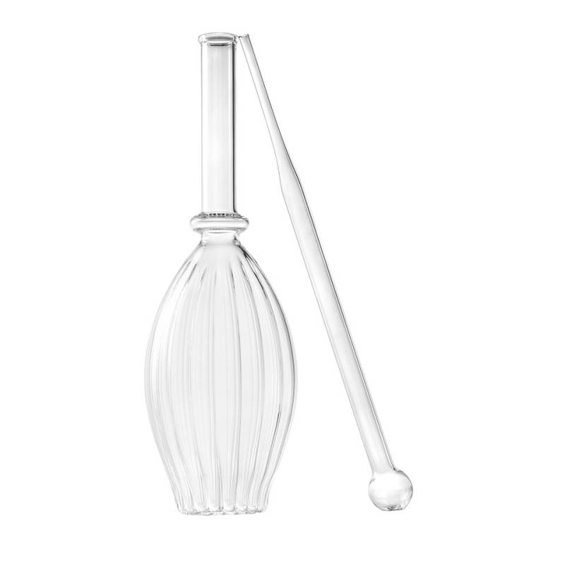 Flacon compte-gouttes en verre soufflé cl 25