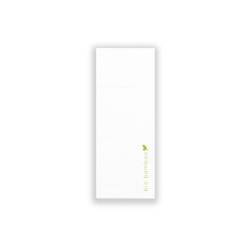 Serviette de table compostable Bio Bamboo viscose et cellulose blanc cm 20x7,5