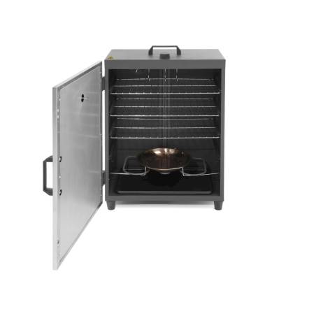 Fumoir électrique Hendi en acier inoxydable 54x38x72
