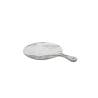 Tabla de cortar redonda con mango de melamina efecto mármol cm 53x38