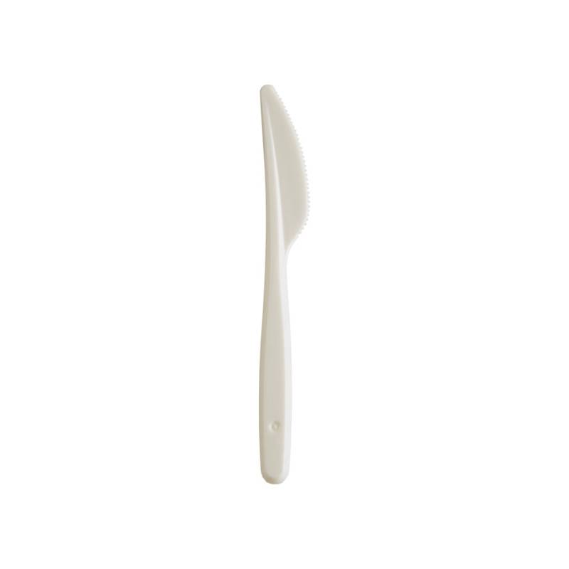 Cuchillo midi biodegradable Estabio blanco cm 16,5