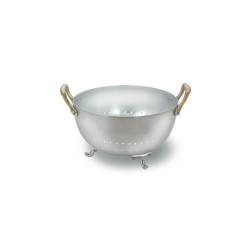 Escurridor de pan con 2 asas y 3 pies de aluminio cm 16