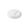 Duni tapa desechable con agujero para tazas de cappuccino en blanco cpla cm 9,3
