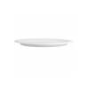 Plato oval biónico de bagazo blanco 32x25,5 cm