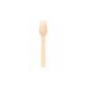 Makan tenedor de madera desechable 15,5 cm