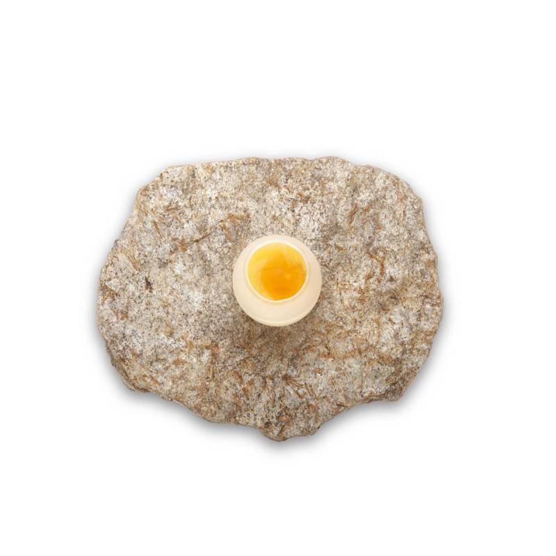 Meteorite 100% Chef assiette en pierre cm 21x17x2