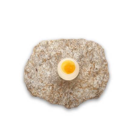 Meteorite 100% Chef assiette en pierre cm 21x17x2