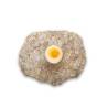 Meteorite 100% Chef assiette en pierre cm 21x17x2