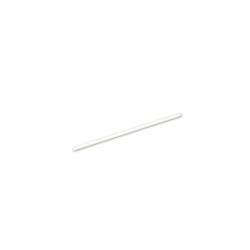 Pailles bio-plastiques blanches compostables 13,5x0,7 cm
