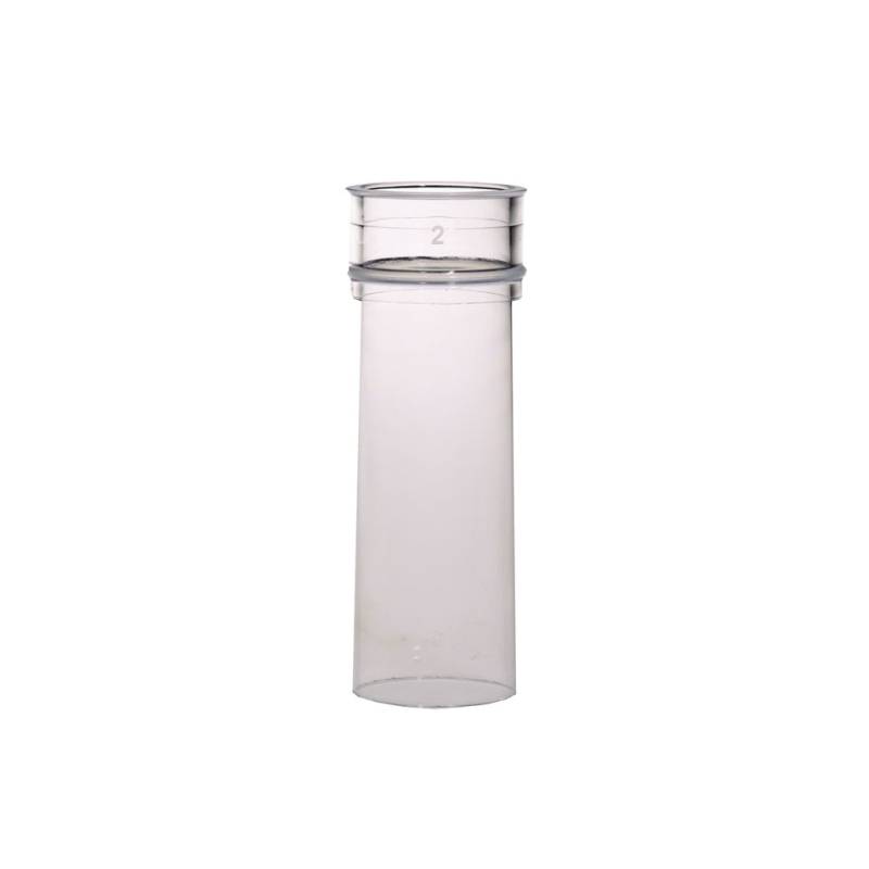 Tube de remplissage pour siphon à soda iSi classic en plastique transparent 8,5x3 cm