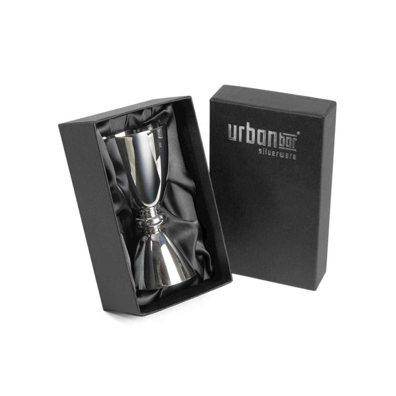 Jigger Classic Urban Bar acero inoxidable plateado cl 3-6