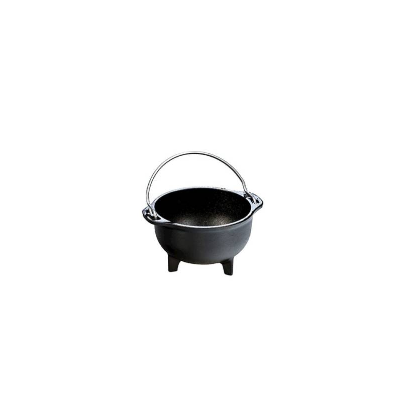 Mini caldero Lodge de hierro fundido negro 12,5 cm