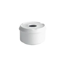 Cenicero Ventana de porcelana blanca 6,5x11,5 cm