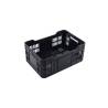 Caja de fruta en abs negro 19x13 cm