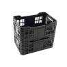 Caja de fruta en abs negro 19x13 cm